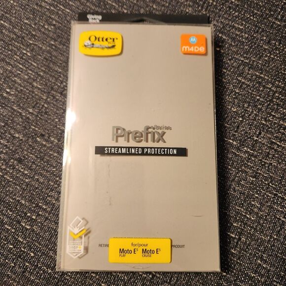OtterBox Prefix Series Case for Motorola E5 Play/E5 Cruise - Black - Picture 1 of 5